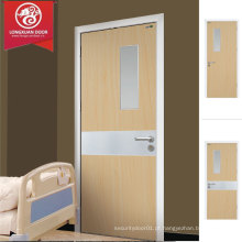 HPL Hospital Door Design, Fábrica Interior Single Eco-friendly MDF Composite Wooden Door Choice Choice